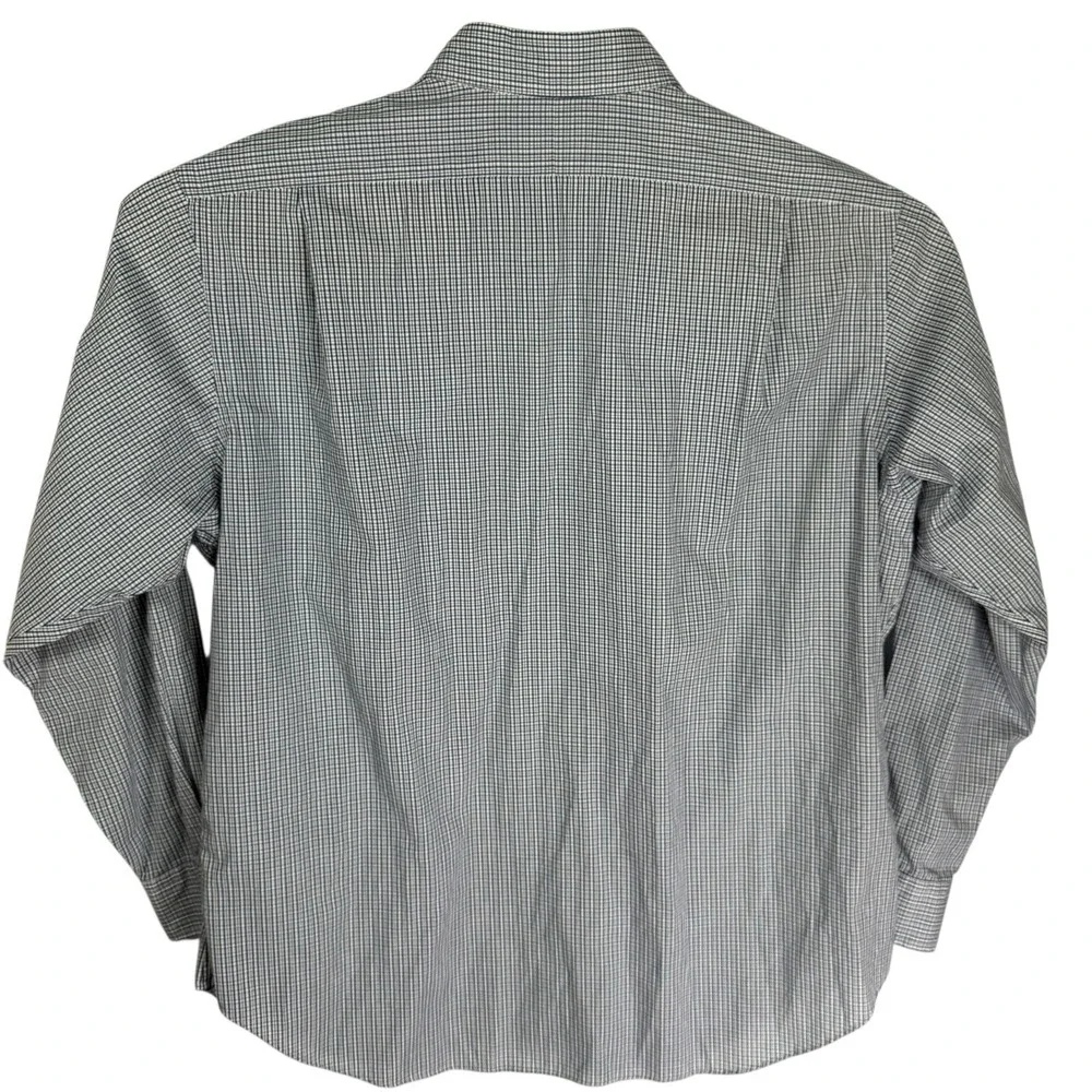 Polo Ralph Lauren Men 17-34/35 Phillip Cotton Gingham Check‎ Long Sleeve Shirt